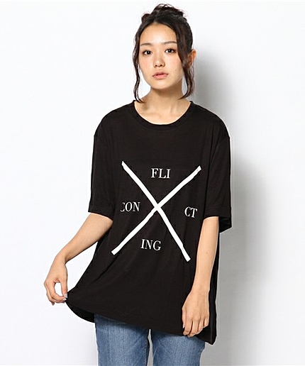 BYBC CHEAP MONDAY ビッグプリントTEE Ψ