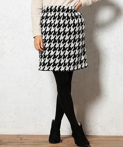 GC チドリガラJQ タイト スカート