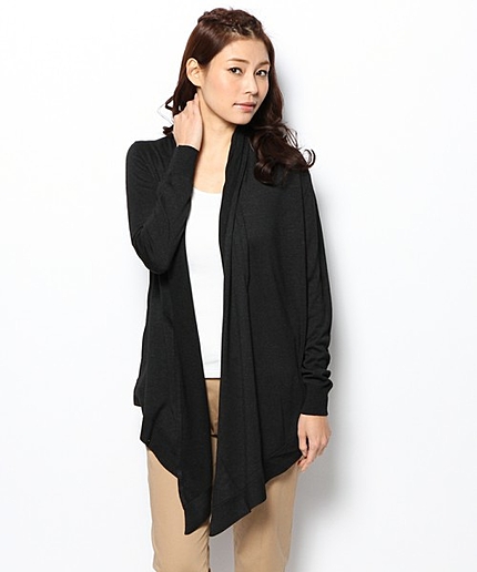 シャイニーシルクカーディガン