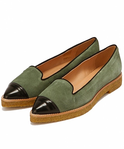 FABIO RUSCONI ポインテッドフラットシューズ②