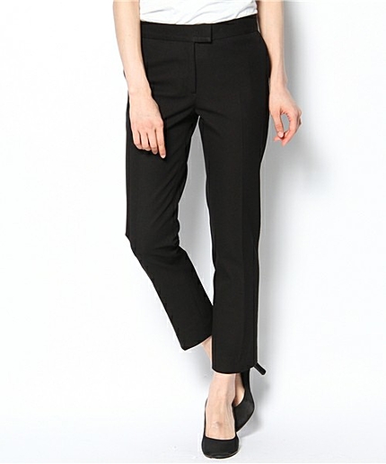 GABARDINESTRETCHQUEENクロップドパンツ