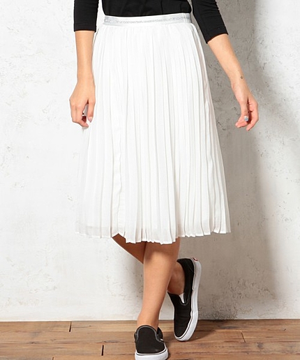 GC ジョーゼット プリーツスカート