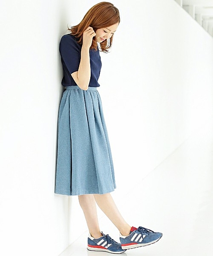 フリースタックスカート/AE ﾌﾘｰｽ  ﾀｯｸ SK