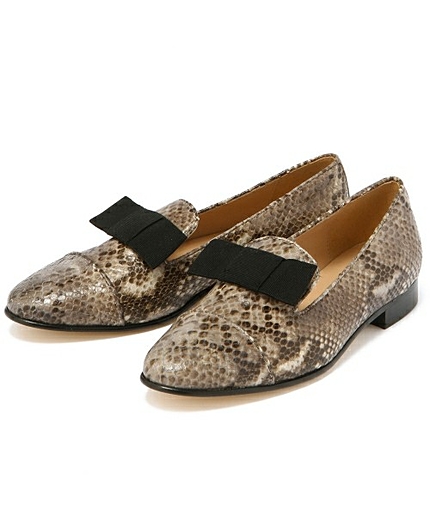 FABIO RUSCONI リボンツキ カタオシ オペラシューズ