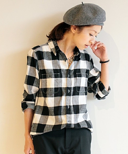 BYBC ∵ネルチェックシャツ §