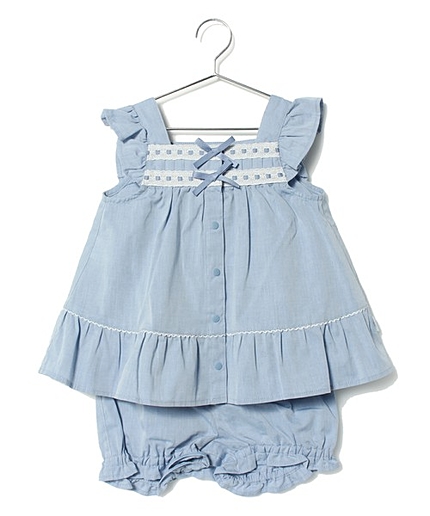 【BABY】シャンブレーセットアップ