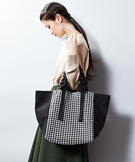 ＜LUDLOW（ラドロー）＞ HOUNDS×GRAPEUA14FW トートバッグ†