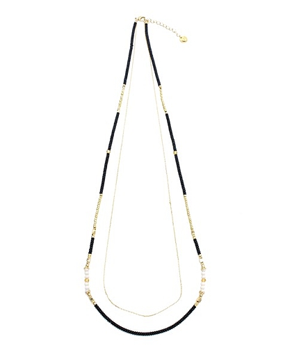 エスニックビーズネックレス