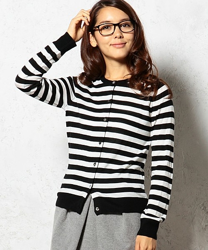 HandWash W BOR C/N カーディガン