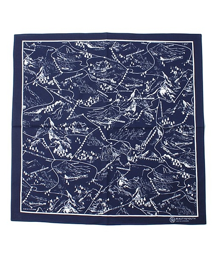 BY マウンテンプリント バンダナ◆§3