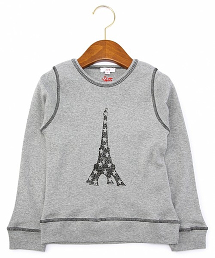 BK zef エッフェルプリントスウェット