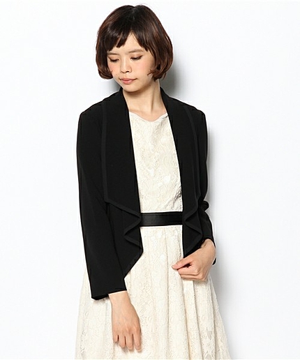 ドレープカラーボレロ