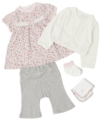 【BABY】ギフトBOX（４０／ースムース花柄プリント）