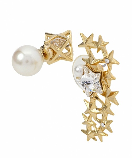 Another Edition×Sea’ds mara スター＆フェイクパールピアス/ AE×Seads/m STAR＆PL P