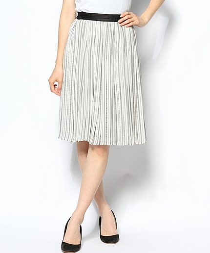 ギャザーストライプスカート