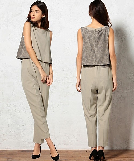 DK Pe/Pu レース オールインワン