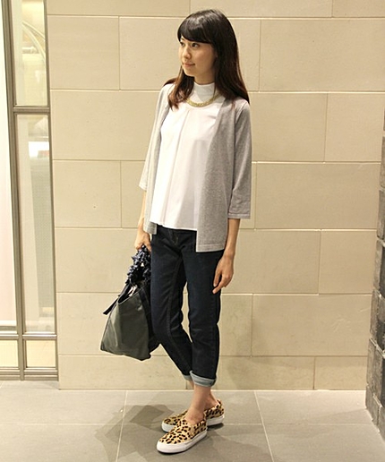 ◇UAW C/PU デニム スリムパンツ
