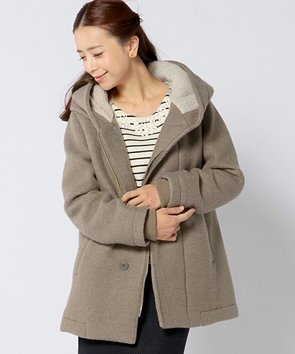 ボアフーデッドコート/ AE BOA HOODED CT
