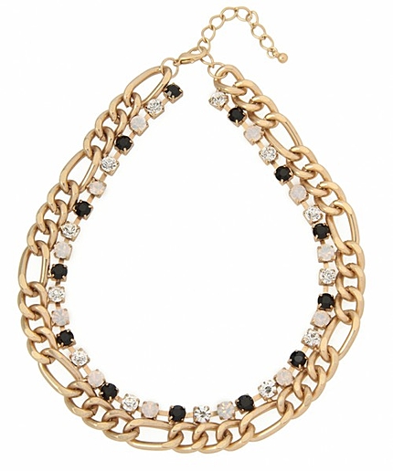 チェーン×ビジューネックレス/ AE CHN×BJ　NL