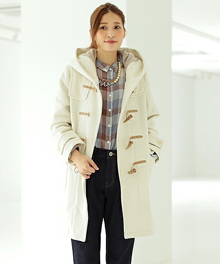 ヘリンボーンロングダッフル/AE HRBN LONG DFL