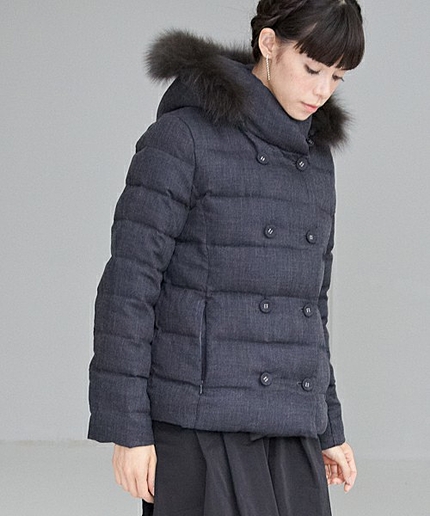 G T/W HOOD SHORT ダウンコート