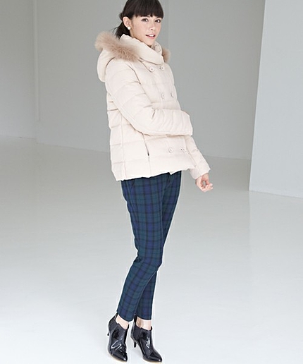 G T/W HOOD SHORT ダウンコート