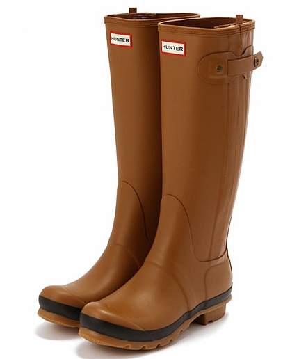 BYRI HUNTER SLIM TEXTURED レインブーツ