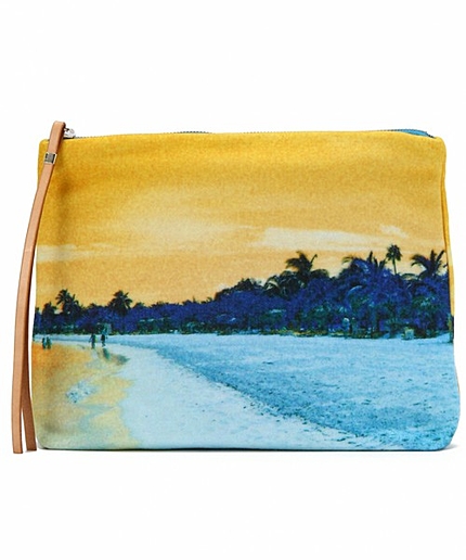 BYSF ZUBI 転写プリントクラッチ◆◆◆