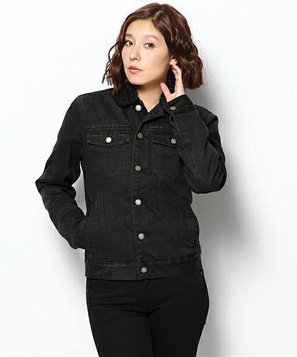 BYBC CHCHEAP MONDAY ボアデニムジャケット Ψ