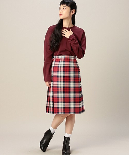 BYMC O’NEIL OF DUBLIN キルトスカート/レッド