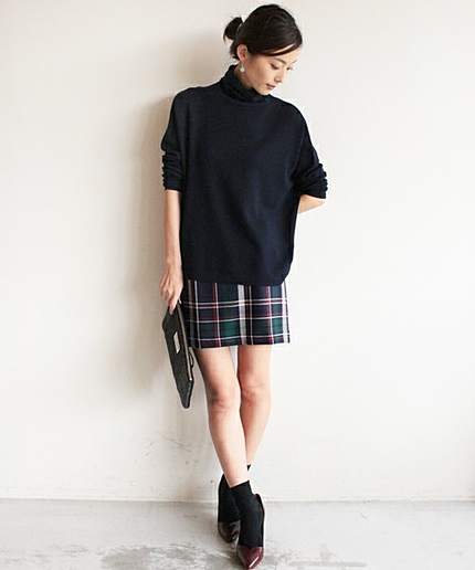 BYBC ∵チェックミニスカート