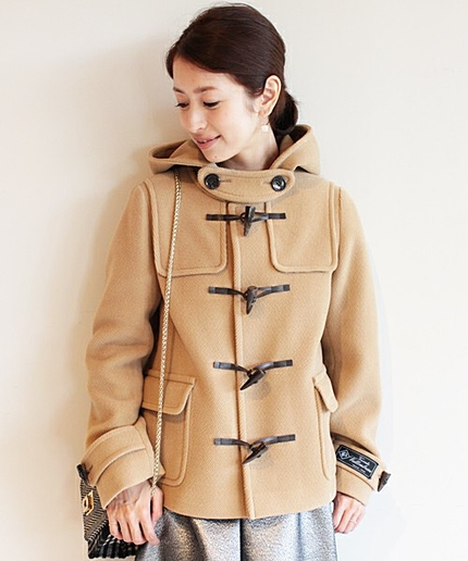 BYBC ∵パイルメルトンショートダッフル/ベージュ