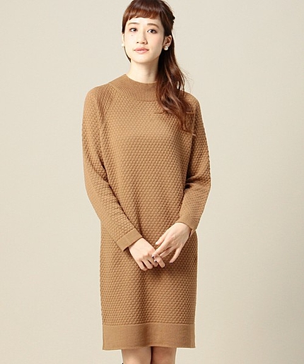 BYSF 8Gポップコーンニットワンピース