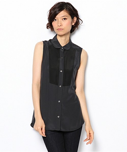 ○△GT P デシン バイカラーN/SL シャツ