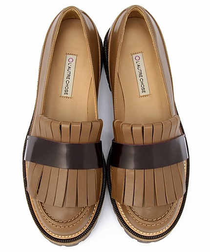 ロートレ ショーズ/L/C フリンジローファーSLP