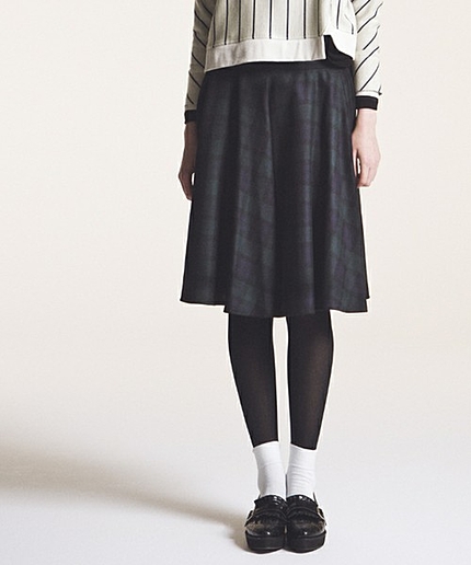 ビエラチェックスカート