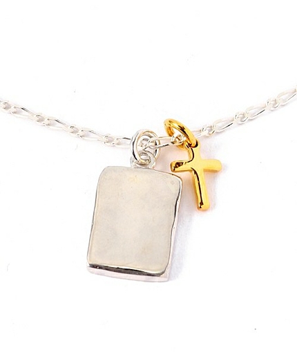 BY シルバー プレート ネックレス