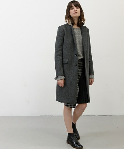 ASTRAET(アストラット) ウール/カシミヤ チェスターコート