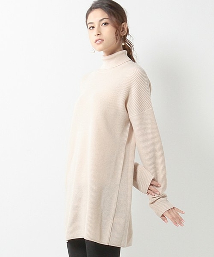 JOC ニット アゼ タートル ユル ワンピース / ニットワンピ