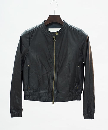 JC LAM スタンド ブルゾン / ラムレザー / レザージャケット / ライダース