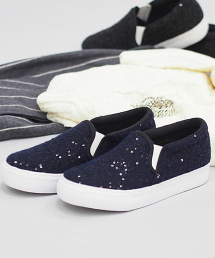 JC スパンコール　スリッポン / スニーカー