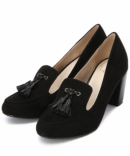 ■ボワソンショコラ/B タッセルパンプス75