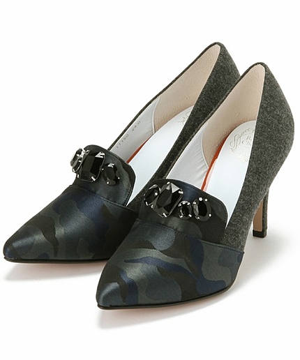 ■ボワソンショコラ/B Iキリカエジュエルパンプス75