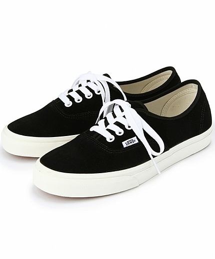 VANSスエードオーセンティックブラック/ VANS SUED AUTHENTIC BLK
