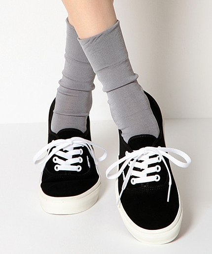 VANSスエードオーセンティックブラック/ VANS SUED AUTHENTIC BLK