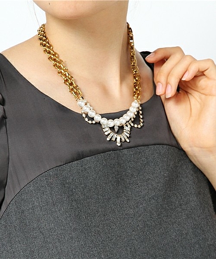 GT パール&TOPモチーフST/ネックレス