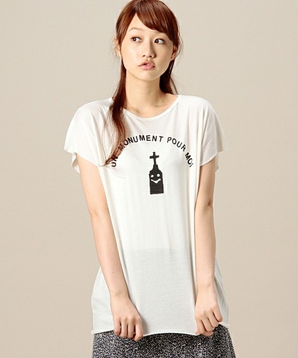 BY DEVASTEE プリントTEE