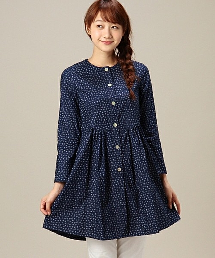 BY dahl’ia フラワープリントワンピース