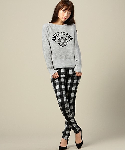 BY rag&bone BUFFALO ブロックチェックスキニー Ψ