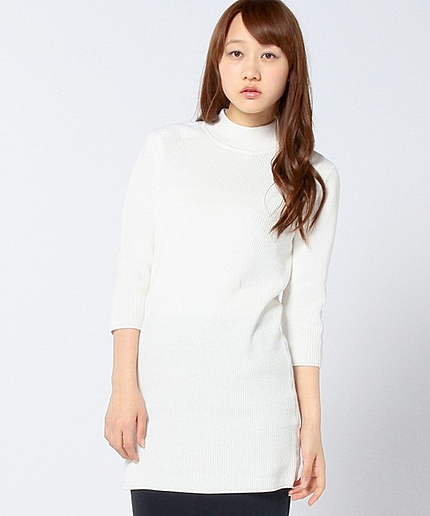 NYN　ホワイトリブプルオーバー/ NYN WHT RIB PO